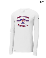 Park Crossing HS Football Curve - Mens Nike Longsleeve