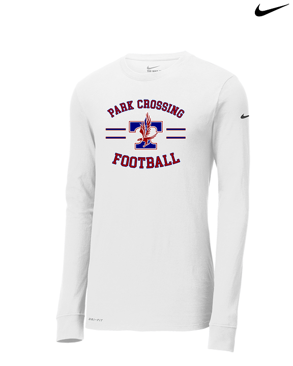 Park Crossing HS Football Curve - Mens Nike Longsleeve