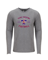 Park Crossing HS Football Curve - Tri-Blend Long Sleeve