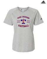 Park Crossing HS Football Curve - Womens Adidas Performance Shirt