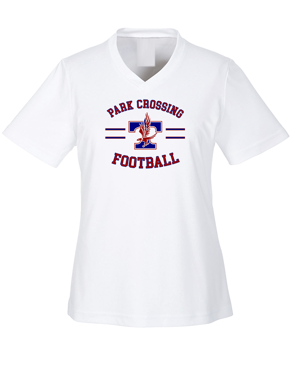 Park Crossing HS Football Curve - Womens Performance Shirt