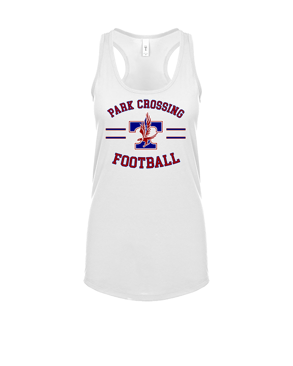 Park Crossing HS Football Curve - Womens Tank Top