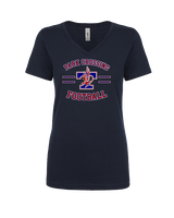 Park Crossing HS Football Curve - Womens V-Neck