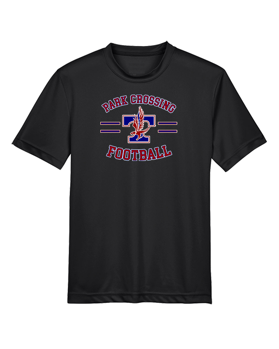 Park Crossing HS Football Curve - Youth Performance Shirt