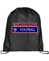 Park Crossing HS Football Pennant - Drawstring Bag