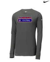 Park Crossing HS Football Pennant - Mens Nike Longsleeve