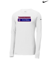 Park Crossing HS Football Pennant - Mens Nike Longsleeve