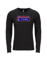 Park Crossing HS Football Pennant - Tri-Blend Long Sleeve