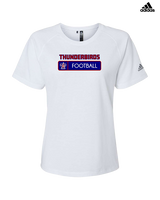 Park Crossing HS Football Pennant - Womens Adidas Performance Shirt