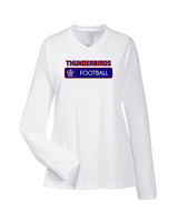 Park Crossing HS Football Pennant - Womens Performance Longsleeve
