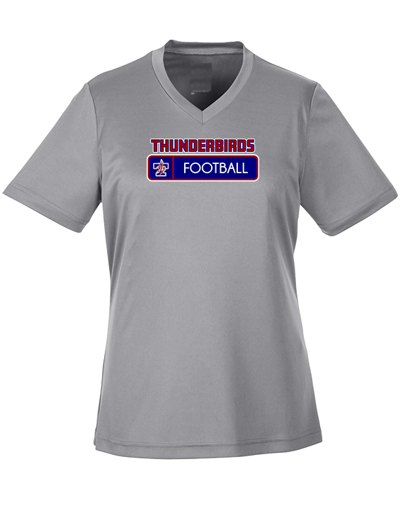 Park Crossing HS Football Pennant - Womens Performance Shirt