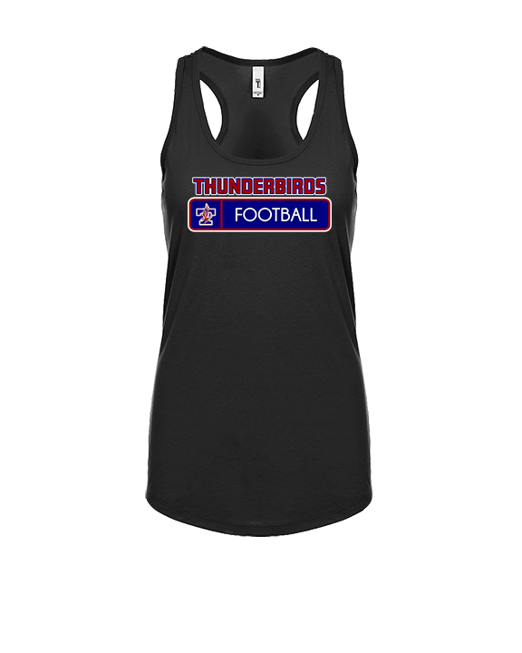 Park Crossing HS Football Pennant - Womens Tank Top