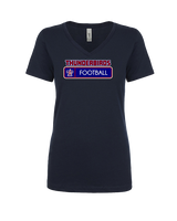 Park Crossing HS Football Pennant - Womens Vneck