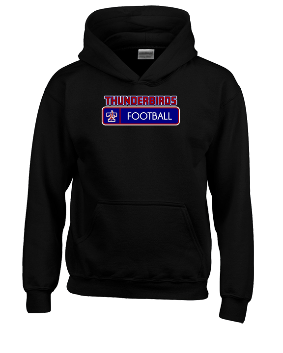 Park Crossing HS Football Pennant - Youth Hoodie