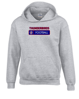 Park Crossing HS Football Pennant - Youth Hoodie