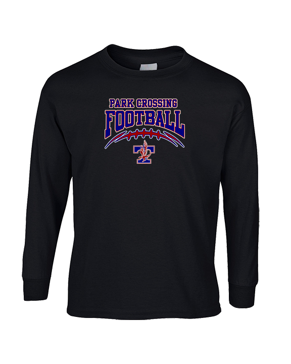 Park Crossing HS Football School Football - Cotton Longsleeve