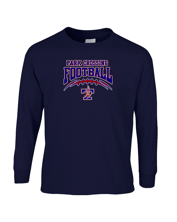 Park Crossing HS Football School Football - Cotton Longsleeve