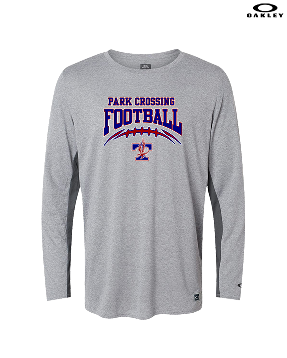 Park Crossing HS Football School Football - Mens Oakley Longsleeve