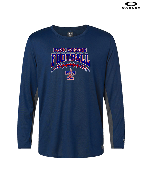 Park Crossing HS Football School Football - Mens Oakley Longsleeve
