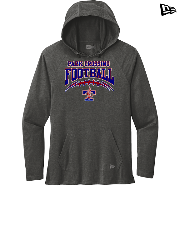 Park Crossing HS Football School Football - New Era Tri-Blend Hoodie