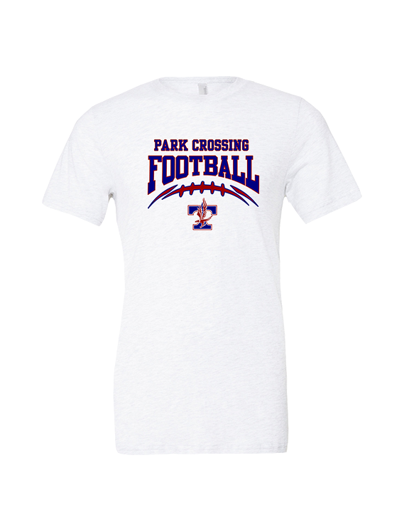 Park Crossing HS Football School Football - Tri-Blend Shirt