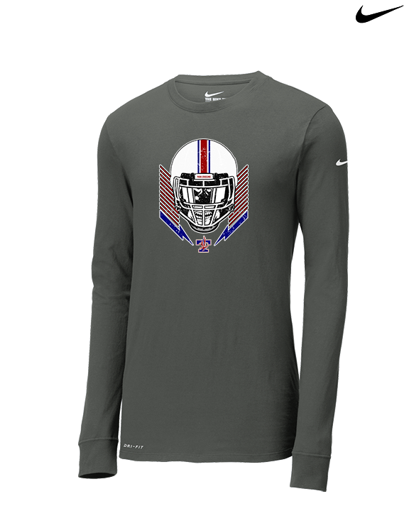 Park Crossing HS Football Skull Crusher - Mens Nike Longsleeve