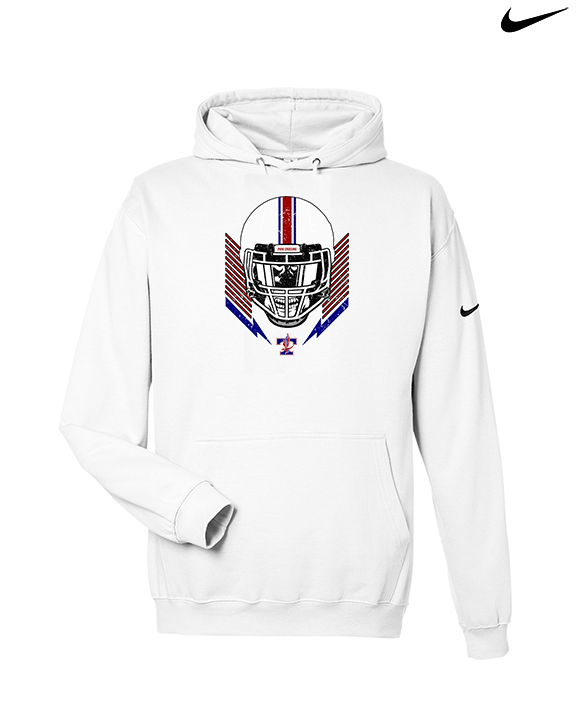 Park Crossing HS Football Skull Crusher - Nike Club Fleece Hoodie