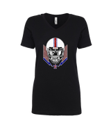 Park Crossing HS Football Skull Crusher - Womens Vneck