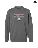 Pearl City HS Baseball Border - Mens Adidas Crewneck