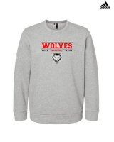 Pearl City HS Baseball Border - Mens Adidas Crewneck