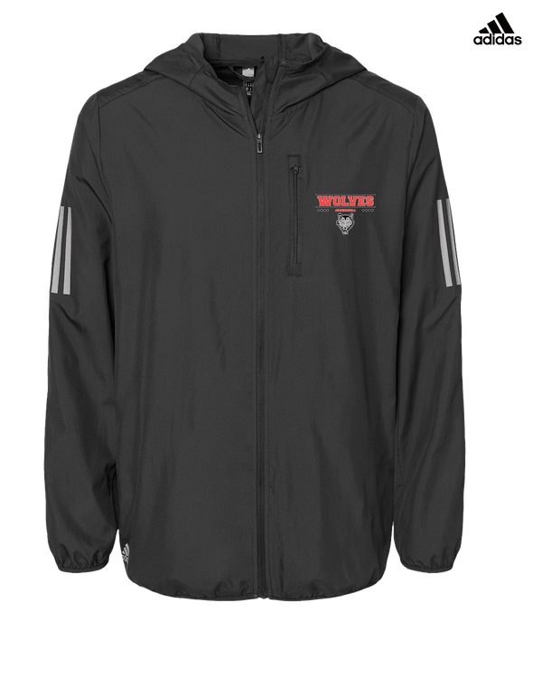 Pearl City HS Baseball Border - Mens Adidas Full Zip Jacket