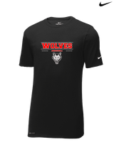 Pearl City HS Baseball Border - Mens Nike Cotton Poly Tee