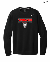 Pearl City HS Baseball Border - Mens Nike Crewneck