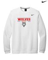 Pearl City HS Baseball Border - Mens Nike Crewneck