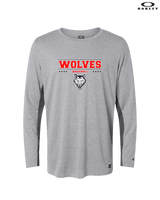 Pearl City HS Baseball Border - Mens Oakley Longsleeve