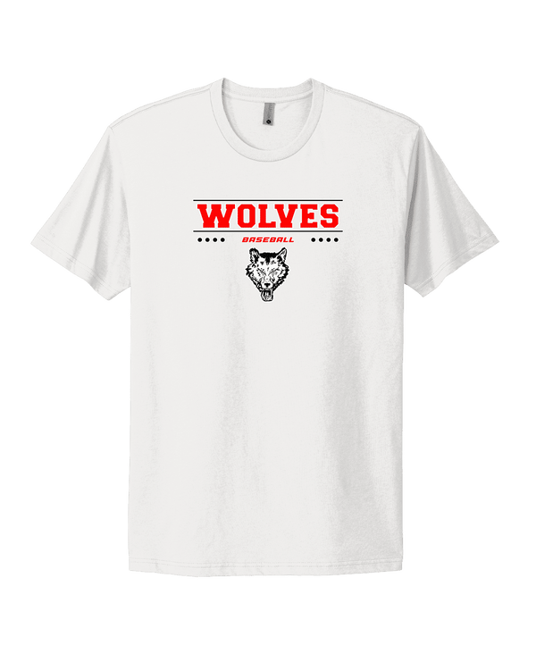 Pearl City HS Baseball Border - Mens Select Cotton T-Shirt