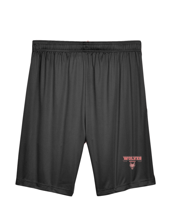 Pearl City HS Baseball Border - Mens Training Shorts with Pockets