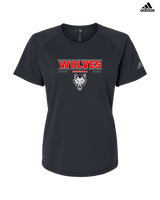 Pearl City HS Baseball Border - Womens Adidas Performance Shirt