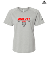 Pearl City HS Baseball Border - Womens Adidas Performance Shirt