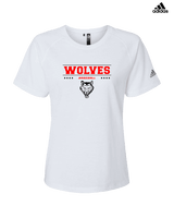Pearl City HS Baseball Border - Womens Adidas Performance Shirt