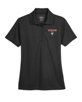 Pearl City HS Baseball Border - Womens Polo