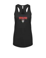 Pearl City HS Baseball Border - Womens Tank Top