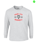 Pearl City HS Baseball Curve - Cotton Longsleeve