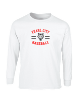 Pearl City HS Baseball Curve - Cotton Longsleeve