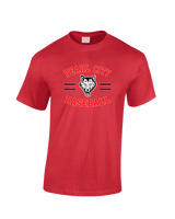 Pearl City HS Baseball Curve - Cotton T-Shirt