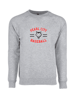 Pearl City HS Baseball Curve - Crewneck Sweatshirt