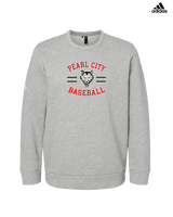 Pearl City HS Baseball Curve - Mens Adidas Crewneck