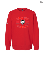 Pearl City HS Baseball Curve - Mens Adidas Crewneck
