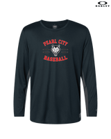 Pearl City HS Baseball Curve - Mens Oakley Longsleeve