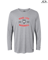 Pearl City HS Baseball Curve - Mens Oakley Longsleeve